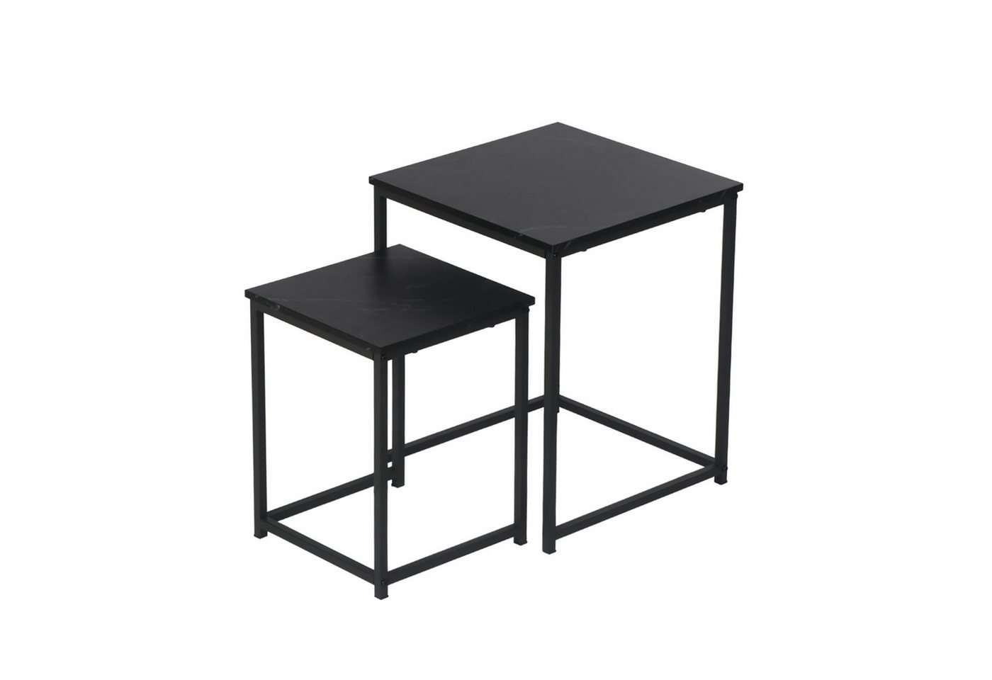 BIGTREE Couchtisch 2er Set Couchtisch quadratisch Beistelltisch BIGTREE Couchtisch 2er Set Couchtisch quadratisch Beistelltisch von BIGTREE