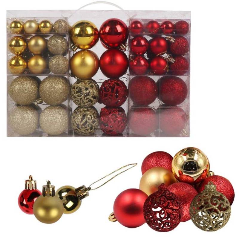 BIGTREE Weihnachtsbaumkugel Weihnachtsbaumkugel Set, Weihnachtskugeln von BIGTREE