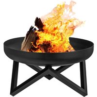 Feuerschalen ø 60cm Feuerschale Garten Metall, Groß Feuerstelle Feuerschale wetterfest, Abnehmbare Feuertonne & Feuerkorb für den Garten, Terrasse von BIGTREE