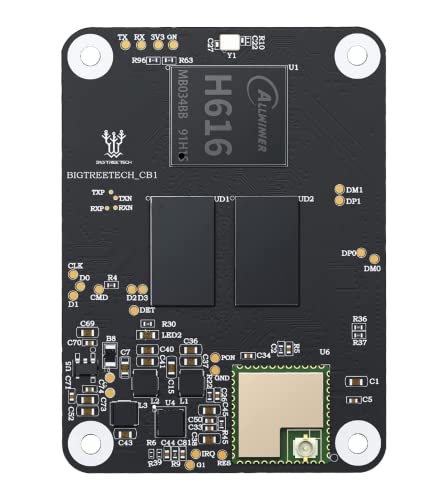 BIGTREETECH CB1 V2.2 Core Control Board, 1 GB RAM, 100 M Ethernet + 100 M WiFi, Unterstützung für HDMI, kompatibles Raspberry Pi 4, Pi4B-Adapter V1.0, Manta M8P/M4P 3D-Drucker-Motherboard von BIGTREETECH