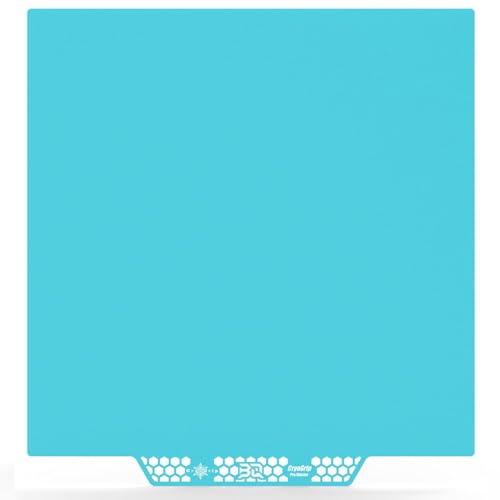 BIQU CryoGrip Pro Glacier Build Plate for Voron 350 3D Printers, Double-Sided Fine Textured Spring Steel Sheet, Firm Adhesion, 356 x 356mm, 1 Piece von BIGTREETECH