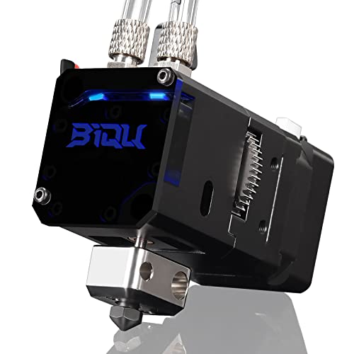 BIQU H2O Dual Gear Extruder, Effiziente Wasserumlaufkühlung, Gehärteter Stahl Hotend Arbeitstemperatur 500°C, Leichter Extruder mit Direktantrieb für Ender/ CR10/ B1 von BIGTREETECH