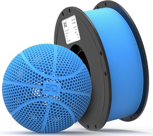 BIQU PLA-HR Flexible 3D Printer Filament Specifically for Printing Airless Basketballs, 1.75mm 1KG Spool (2.2lbs), Flexi Tough Filament Compatible with Most FDM 3D Printer (Blue) von BIGTREETECH