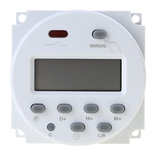 Elektronische wöchentliche 7-Tage-programmierbare digitale Zeitschaltuhr mit 20 Einstellungen, digitaler Timer von BIGULA