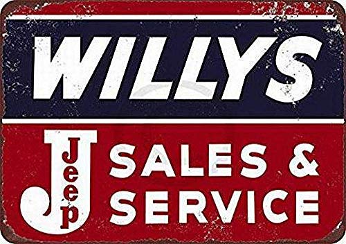 Willys Jeep Sales and Service Retro Metall bemalt Kunst Poster Metall Eisen Malerei Blech Wandschilder Dekoration Schild Warnschild Bar Cafe Garage Party Spiel Zimmer Home Dekoration Willys Jeep Sales and Service Retro Metall bemalt Kunst Poster Metall Eisen Malerei Blech Wandschilder Dekoration Schild Warnschild Bar Cafe Garage Party Spiel Zimmer Home Dekoration von BIGYAK