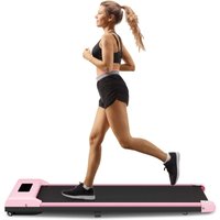 Bigzzia Laufband für Zuhause Joggen - Laufbänder Untertisch Laufgerät Elektrisch mit LCD-Display + Fernbedienung Tragbar Heim-Fitnessgerät - Rosa Bigzzia Laufband für Zuhause Joggen - Laufbänder Untertisch Laufgerät Elektrisch mit LCD-Display + Fernbedienung Tragbar Heim-Fitnessgerät - Rosa von BIGZZIA