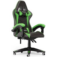 Bürostühle Chefsessel Ergonomisch - Gaming Stühle Gamer Stühle mit Lendenkissen + Kopfstütze Gaming Chair Höhenverstellbar Bürostuhl Computerstuhl Bürostühle Chefsessel Ergonomisch - Gaming Stühle Gamer Stühle mit Lendenkissen + Kopfstütze Gaming Chair Höhenverstellbar Bürostuhl Computerstuhl von BIGZZIA