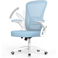 Bigzzia - Bürostuhl Ergonomischer Bürostuhl - Schreibtischstuhl Computer Stuhl drehstuhl mit Netz-Design-Sitzkissen - Maximale Belastbarkeit von BIGZZIA