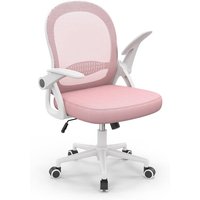 Bigzzia - Bürostuhl Ergonomischer - Schreibtischstuhl mit Atmungsaktiv Netzbespannung Hochklappbare Armlehnen - Höhenverstellbarer - Computerstuhl von BIGZZIA