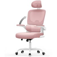 Rattantree - Ergonomischer Bürostuhl - Schreibtischstuhl mit Verstellbarer Kopfstütze - Armlehne Elastische Lendenwirbelstütze Höhenverstellbar von RATTANTREE