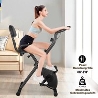 Heimtrainer - BIGZZIA 2-in-1 faltbares Heimtrainer mit Arm-Widerstandsbändern und 8 verstellbaren Magnetwiderständen, Fahrrad mit Herzfrequenzmessung Heimtrainer - BIGZZIA 2-in-1 faltbares Heimtrainer mit Arm-Widerstandsbändern und 8 verstellbaren Magnetwiderständen, Fahrrad mit Herzfrequenzmessung von BIGZZIA