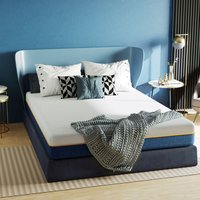 Matratze 140x190x20 cm - Wowttrelax Memory Foam Matratze - 8 Komfortzonen - H3 H4 Steifigkeit von BIGZZIA
