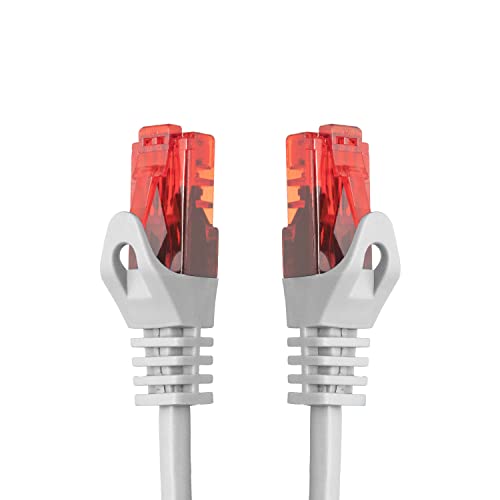 BIGtec 0,15m LAN Kabel Netzwerkkabel Patchkabel High Speed Ethernet weiß weiss kompatibel zu Cat 5 Cat 6 Cat 7 Cat 8 Switch Router Modem Patchpannel Access Point Patchfelder von BIGtec