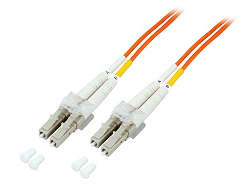 BIGtec 50m LWL Kabel Patchkabel OM2 Glasfaser-Kabel 10Gbit Multimode 50/125µm Ø 2mm Jumper LC - LC Stecker Duplex orange Fiber Optic Cable BIGtec 50m LWL Kabel Patchkabel OM2 Glasfaser-Kabel 10Gbit Multimode 50/125µm Ø 2mm Jumper LC - LC Stecker Duplex orange Fiber Optic Cable von BIGtec