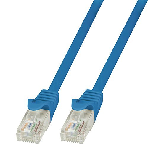 BIGtec LAN Kabel 7,5m Netzwerkkabel Ethernet Internet Patchkabel CAT.6 blau Gigabit für Netzwerke Modem Router Switch 2 x RJ45 kompatibel zu CAT.5 CAT.6a CAT.7 Stecker von BIGtec