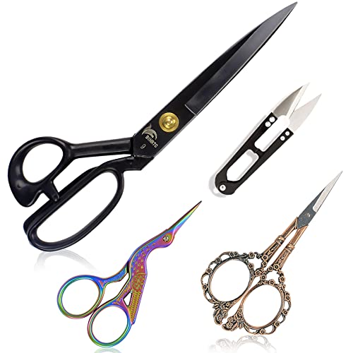 BIHRTC Professional Dressmaking Scissors Storchschere Schneiderschere Sharp Dressmaker Fabric Nähschere 9-Zoll-Schere für die Stoffschneiderei Ändern von Leder von BIHRTC