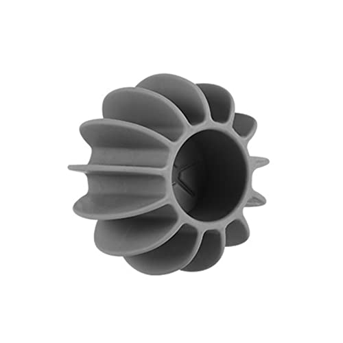 BIISDOST Wiederverwendbare Wäschebälle Wäscheschrubbbälle für Waschmaschine Silikondampfer Trocknerbälle Waschbälle Waschbälle 4 in 1 Spülbürste (Grey, One Size) von BIISDOST