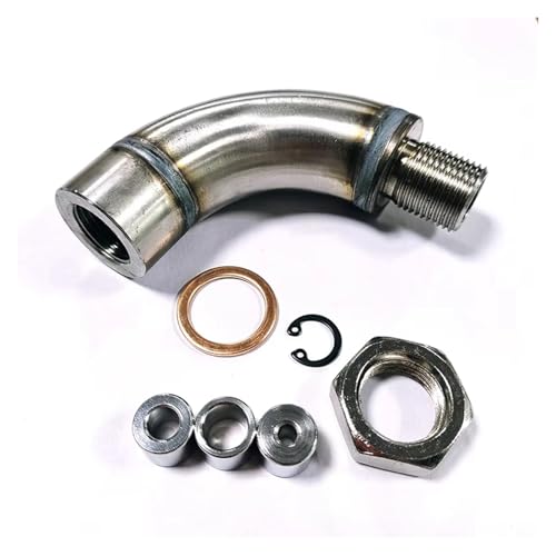 Sensor O2 Sauerstoffsensor -Erweiterung J Style Biegung Universal Wasserstoffhalter M18 X 1,5 Stecker Einstellbar Einstellbarer Gasflusseinsätze Lambdasonde Sensor O2 Sauerstoffsensor -Erweiterung J Style Biegung Universal Wasserstoffhalter M18 X 1,5 Stecker Einstellbar Einstellbarer Gasflusseinsätze Lambdasonde von BIISVM
