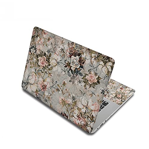 BIJIHUA Folie Laptop SkinSchöner Blumen-Laptop-Hautaufkleber 13.3"14" 15.6"17" Notebook-Oberflächenabdeckungs-Aufkleber Für Lenovo/Hp/Macbook/Acer von BIJIHUA