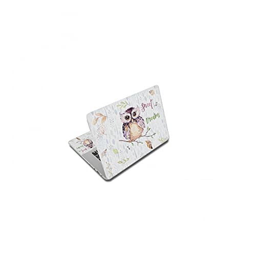 Folie Sticker Skin Cartoon Eule Laptop Haut Aufkleber 15.6 Notebook Aufkleber Umfasst 17.3 Laptop Haut von BIJIHUA