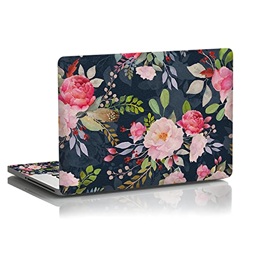 Folie Sticker Skin Netbook Laptop Skin Sticker Wiederverwendbare Cover Skins 11.6"12.1" 13"13.1" 13.3"14" 15.4"15.6" Schmetterlinge Und Blumen von BIJIHUA