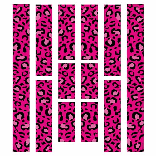 BIKE-label Fahrradrahmen Aufkleber 12-teilig XL Sticker Set E-Bike Pink Leo X400120VE von BIKE-label