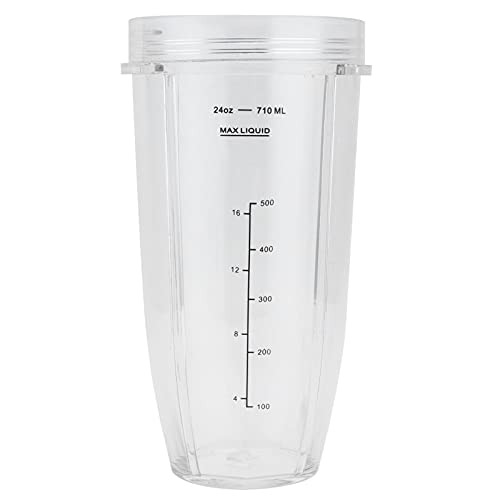 Entsafter Ersatzbecher, 24Oz Ersatzbecher Mixer Cup Entsafterbecher Container Fit für Nutri Ninja 1000W Mixer Zubehör von BIKING