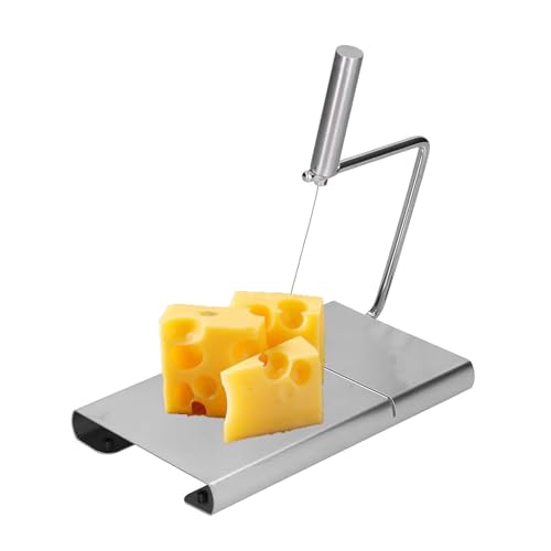 BIKING Käseschneidedraht, Edelstahl Käseschneider Käseschneidedraht Obst Gemüse Schneidewerkzeug für die Küche(buntes Paket) von BIKING