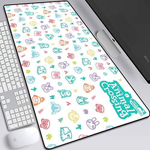 BILIVAN Animal Crossing Friends Club Mauspad Gaming Peripherie Oversized Verriegelung Notebook Büro Computer Tastatur Schreibtisch Matte (700 x 300 x 3 mm, 20) von BILIVAN