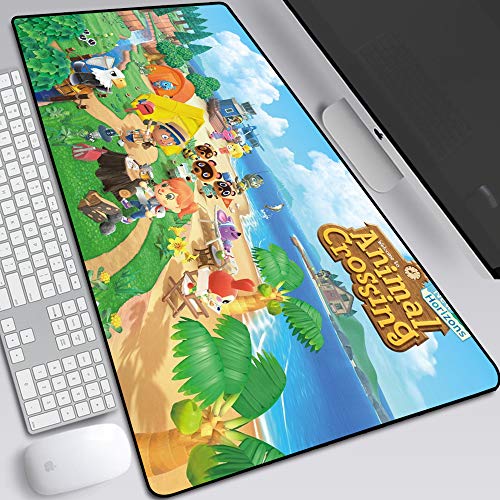 BILIVAN Animal Crossing Friends Club Mauspad Gaming Peripherie Oversized Verriegelung Notebook Büro Computer Tastatur Schreibtisch Matte (800 x 300 x 3 mm, 11) von BILIVAN