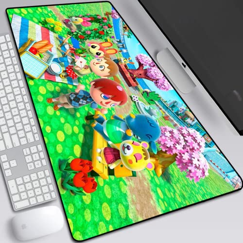 BILIVAN Animal Crossing: New Horizons Mauspad, Spielumgebung, übergroß, verriegelt, für Laptop, Büro, Computer, Tastatur, Schreibtischunterlage (600 x 300 mm, 21) von BILIVAN