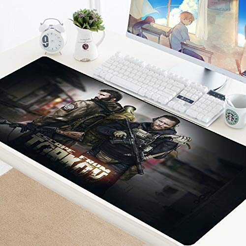 BILIVAN Escape from Tarkov Mauspad Big Gamer Spielmatten Computer Gaming Zubehör XL Großes Mousepad Tastatur Gummi Spiele PC Schreibtischunterlage (800 x 300 x 3 mm, 4) von BILIVAN