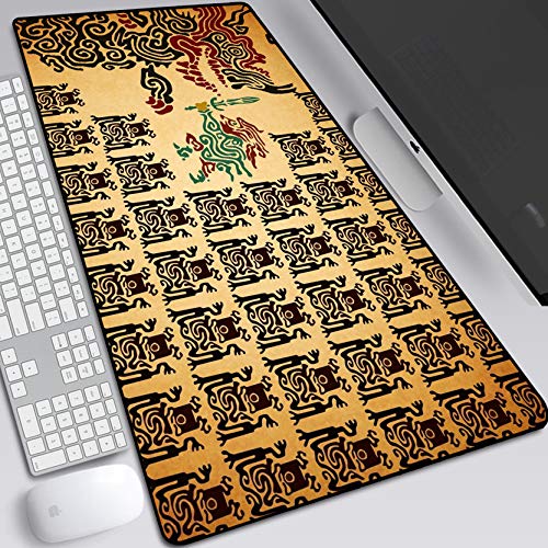 BILIVAN Mousepad "Breath of the Wild" "The Legend of Zelda", wasserdicht, verdickte Nähte, rutschfest, übergroße Schreibtischunterlage (900 x 400 x 3 mm, 5) von BILIVAN