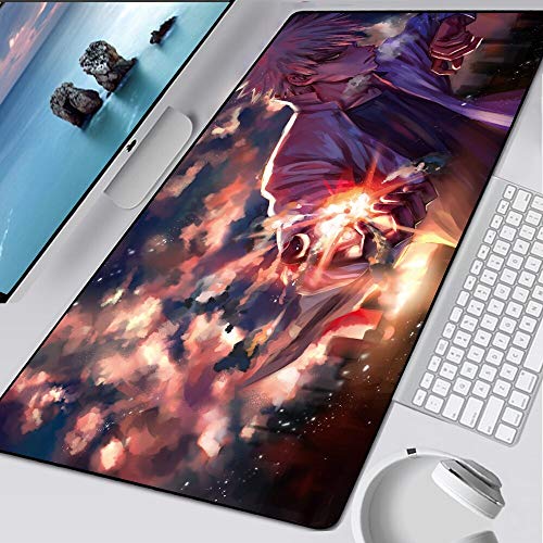 BILIVAN My Hero Academia Mauspad Anime Gamer Gaming Mauspad Groß XXL Computer Zubehör Big Tastatur Laptop Geschwindigkeit Schreibtischunterlage (700 x 300 x 3 mm, 5) von BILIVAN