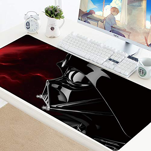 BILIVAN Star Wars Großes Gaming-Tastatur-Mauspad, Computer-Spiel-Tablet, Schreibtisch-Mauspad mit Kantenverriegelung, XL-Mauspads für Büro (800 x 300 x 3 mm, 10) von BILIVAN