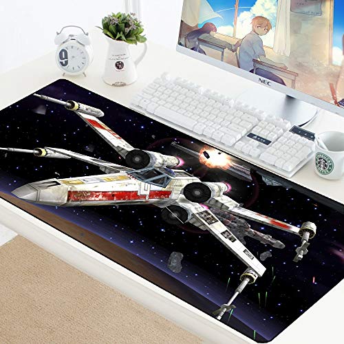 BILIVAN Star Wars Mauspad, Gaming-Mauspad, Gamer Matte, Gamer, Computer, Schreibtisch, Padmaus, Tastatur, große Spielmatten zur Tastatur, Mauspads für PC (700 x 300 x 3 mm, 2) von BILIVAN