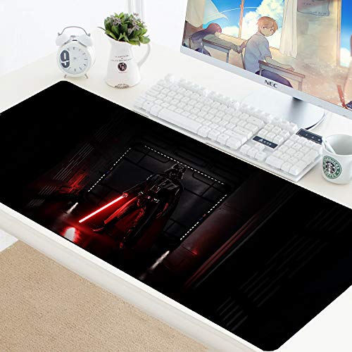 BILIVAN Star Wars Mauspad, Gaming-Mauspad, Gamer Matte, Gamer, Computer, Schreibtisch, Padmaus, Tastatur, große Spielmatten zur Tastatur, Mauspads für PC (900 x 400 x 3 mm, 9) von BILIVAN