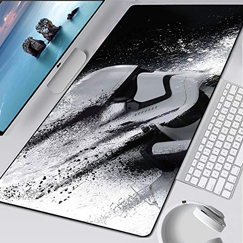 BILIVAN Star Wars Mauspad für Laptop, XXL, Gaming-Mauspad, HD, groß, XL, Gamer, Schreibtisch, Tastatur, Spielmatten (700 x 300 x 3 mm, 2) von BILIVAN