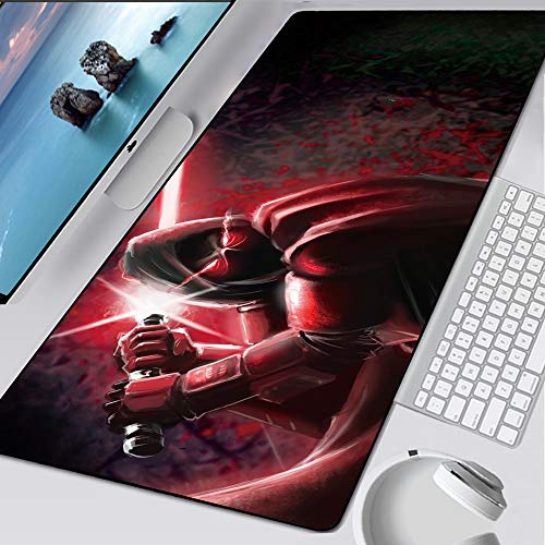 BILIVAN Star Wars Mauspad für Laptop, XXL, Gaming-Mauspad, HD, groß, XL, Gamer, Schreibtisch, Tastatur, Spielmatten (900 x 400 x 3 mm, 5) von BILIVAN
