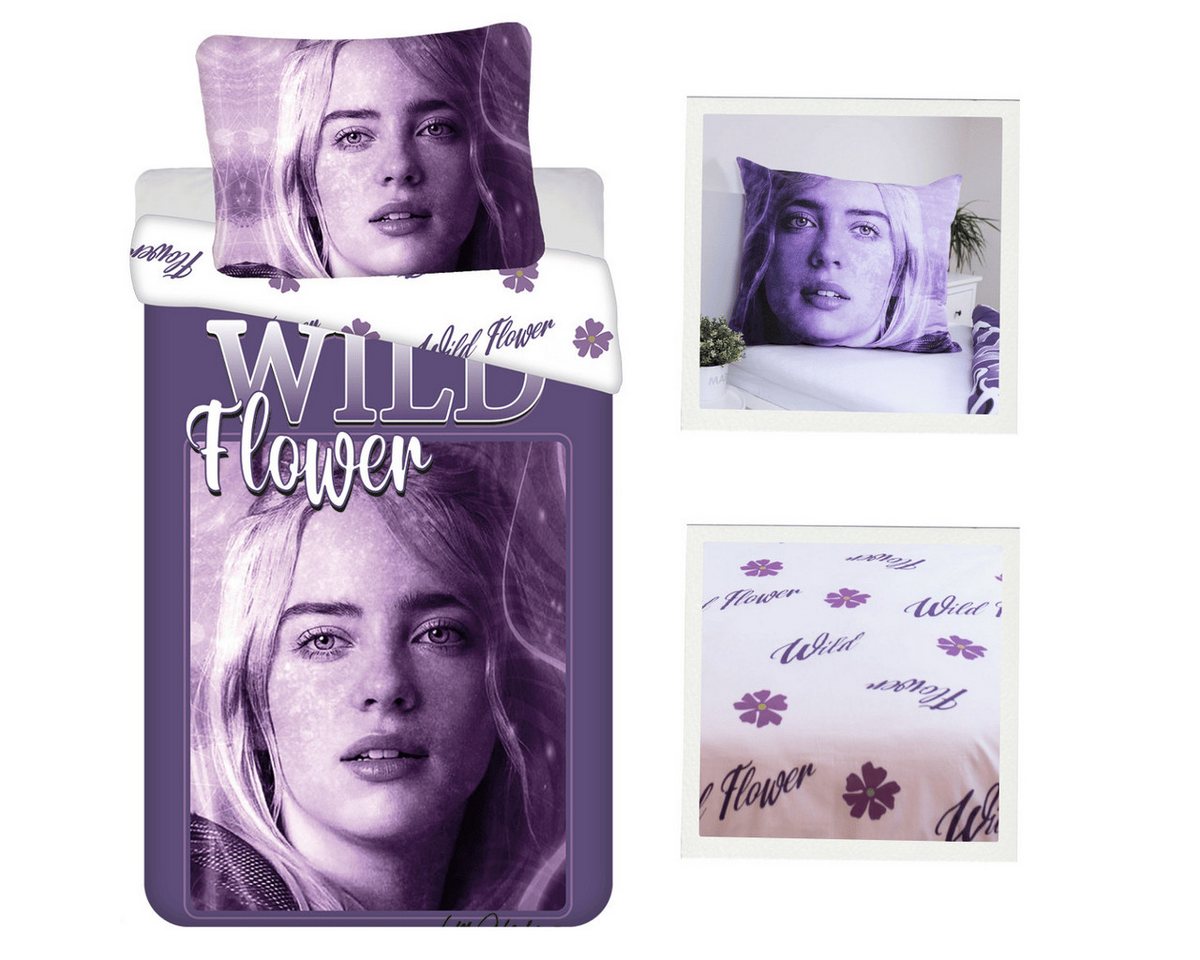 BILLIE EILISH Bettwäsche Billie Eilish Bettwäsche Set 135/140x200 Kopfkissen Bettbezug Fan, Baumwolle, 2 teilig, Wendbar mit 2 Motiven BILLIE EILISH Bettwäsche Billie Eilish Bettwäsche Set 135/140x200 Kopfkissen Bettbezug Fan, Baumwolle, 2 teilig, Wendbar mit 2 Motiven von BILLIE EILISH