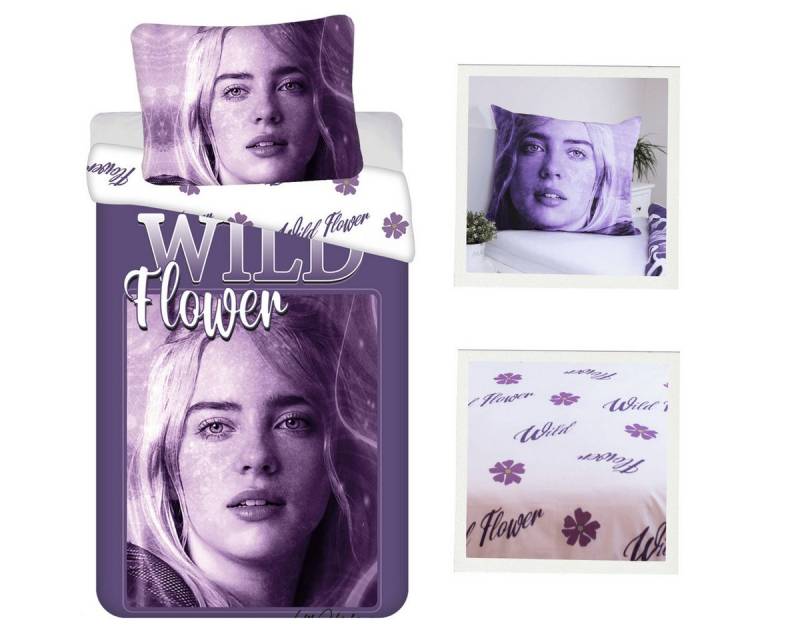 BILLIE EILISH Bettwäsche Billie Eilish Bettwäsche Set 135/140x200 Kopfkissen Bettbezug Fan, Baumwolle, 2 teilig, Wendbar mit 2 Motiven BILLIE EILISH Bettwäsche Billie Eilish Bettwäsche Set 135/140x200 Kopfkissen Bettbezug Fan, Baumwolle, 2 teilig, Wendbar mit 2 Motiven von BILLIE EILISH