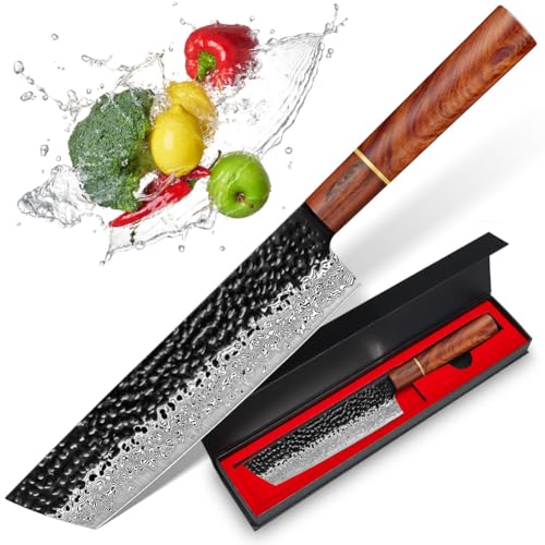 BILLION DUO Damastmesser Nakirimesser 18,3 cm, 67 Schicht VG10 Damaszener Stahl Kochmesser, Profi Fleischmesser, Damast Messer mit Holzgriff - HGBY Serie BILLION DUO Damastmesser Nakirimesser 18,3 cm, 67 Schicht VG10 Damaszener Stahl Kochmesser, Profi Fleischmesser, Damast Messer mit Holzgriff - HGBY Serie von BILLION DUO