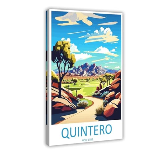 BILQAHT Quintero Golfclub-Reisekunst, Arizona, Reisekunst, Leinwand-Poster, Schlafzimmer, Dekoration, Landschaft, Büro, Raumdekoration, Geschenk, 50 x 75 cm BILQAHT Quintero Golfclub-Reisekunst, Arizona, Reisekunst, Leinwand-Poster, Schlafzimmer, Dekoration, Landschaft, Büro, Raumdekoration, Geschenk, 50 x 75 cm von BILQAHT