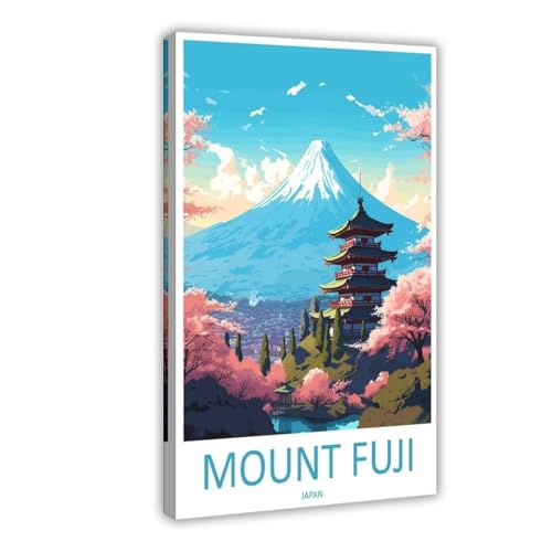 Mount Fuji Reisekunst, Japan-Reisegeschenk, Leinwandposter, Wandkunst, Dekordruck, Bild Gemälde für Wohnzimmer, Schlafzimmer, Dekoration, 20 x 30 cm Mount Fuji Reisekunst, Japan-Reisegeschenk, Leinwandposter, Wandkunst, Dekordruck, Bild Gemälde für Wohnzimmer, Schlafzimmer, Dekoration, 20 x 30 cm von BILQAHT