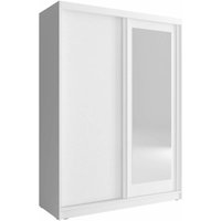 Alaska Kleiderschrank 150 cm mit 2 schiebetüren spiegel weiß matt Alaska Kleiderschrank 150 cm mit 2 schiebetüren spiegel weiß matt von BIM FURNITURE