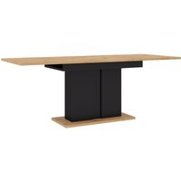 Ausziehtisch Nuka I 140 - 200 cm artisan eiche / schwarz matt von BIM FURNITURE