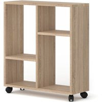 Bim Furniture - Couchtisch bücherregal trasco 2 sonoma eiche auf rollen von BIM FURNITURE