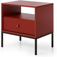 Bim Furniture - Couchtisch mono MS54 54 cm mit einer schublade bordeaux von BIM FURNITURE