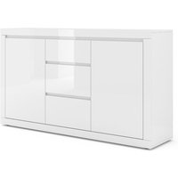 Kommode bello bianco 3 150 cm im italienischen stil weiß matt / glänzendes weiß von BIM FURNITURE