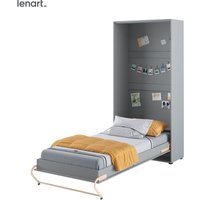 Lenart Schrankbett Wandbett Concept Pro CP03 90x200 vertikal mattes grau von BIM FURNITURE